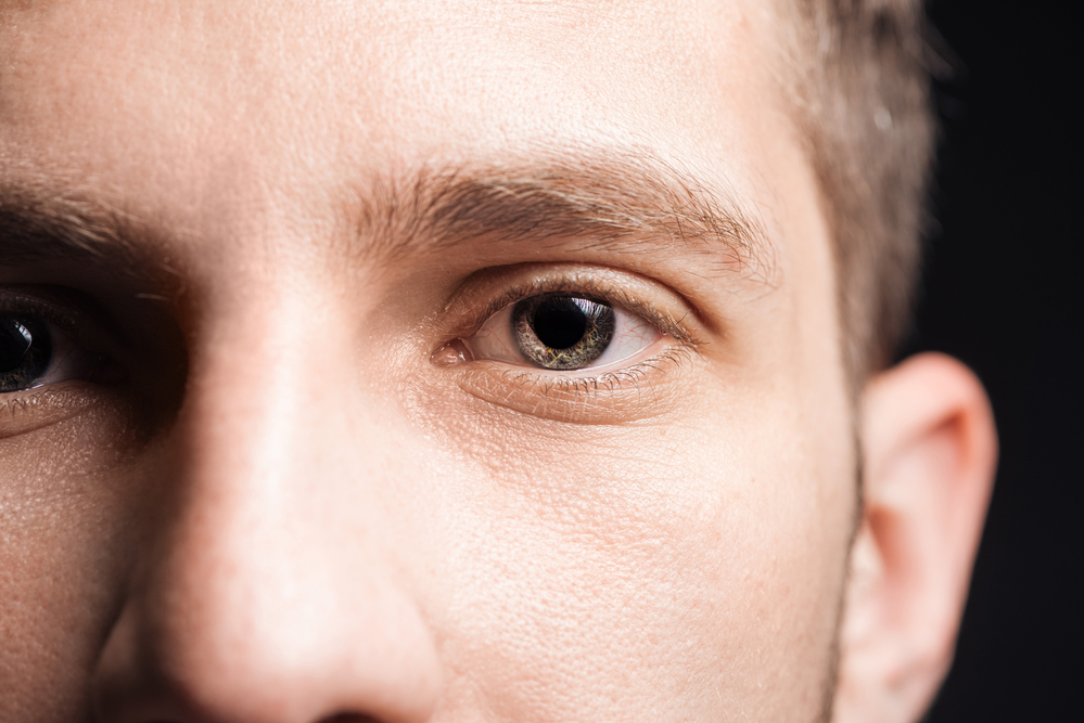 Close-up of a man's eye